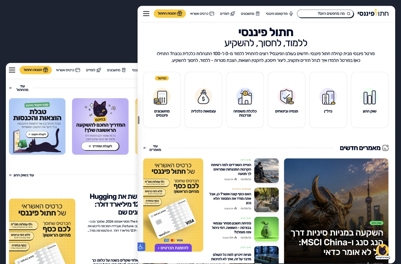 השפה המותגית של חתול פיננסי